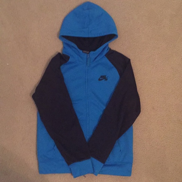nike sb blue hoodie